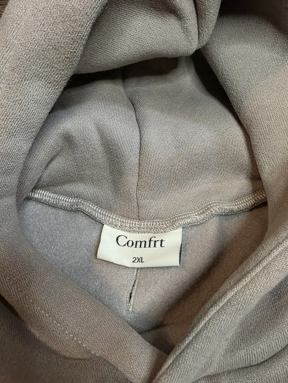 Comfrt PAW Signature Dog Beige (Bone) Hoodie